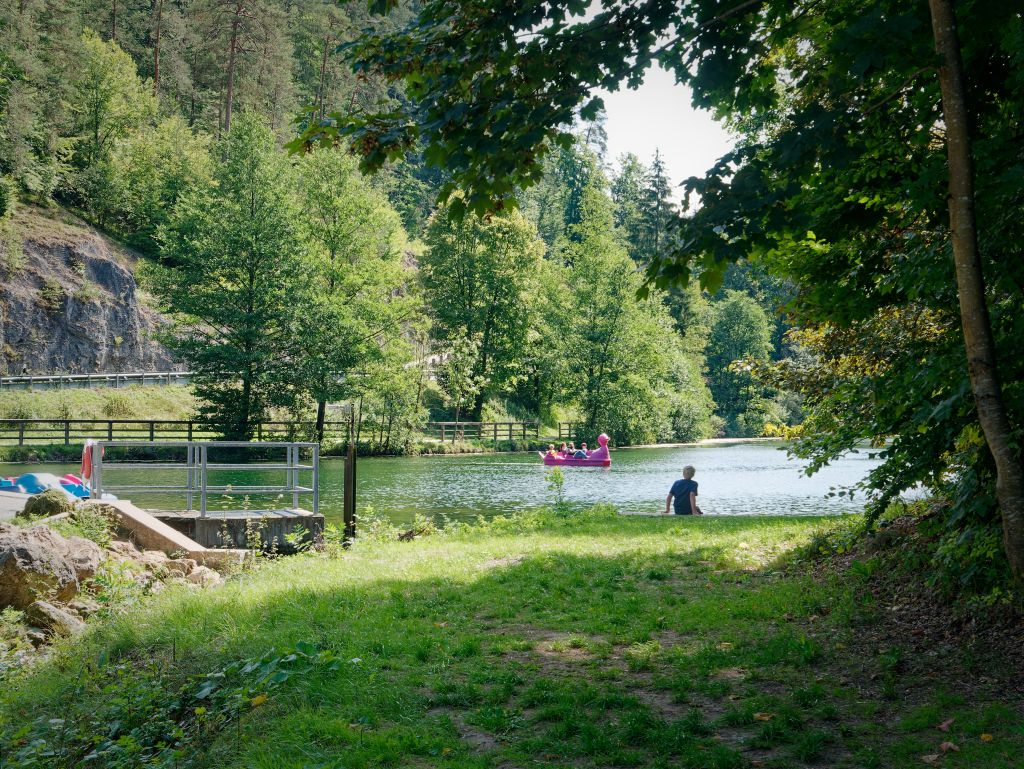 Pottenstein: Schöngrundsee und Weihersbach