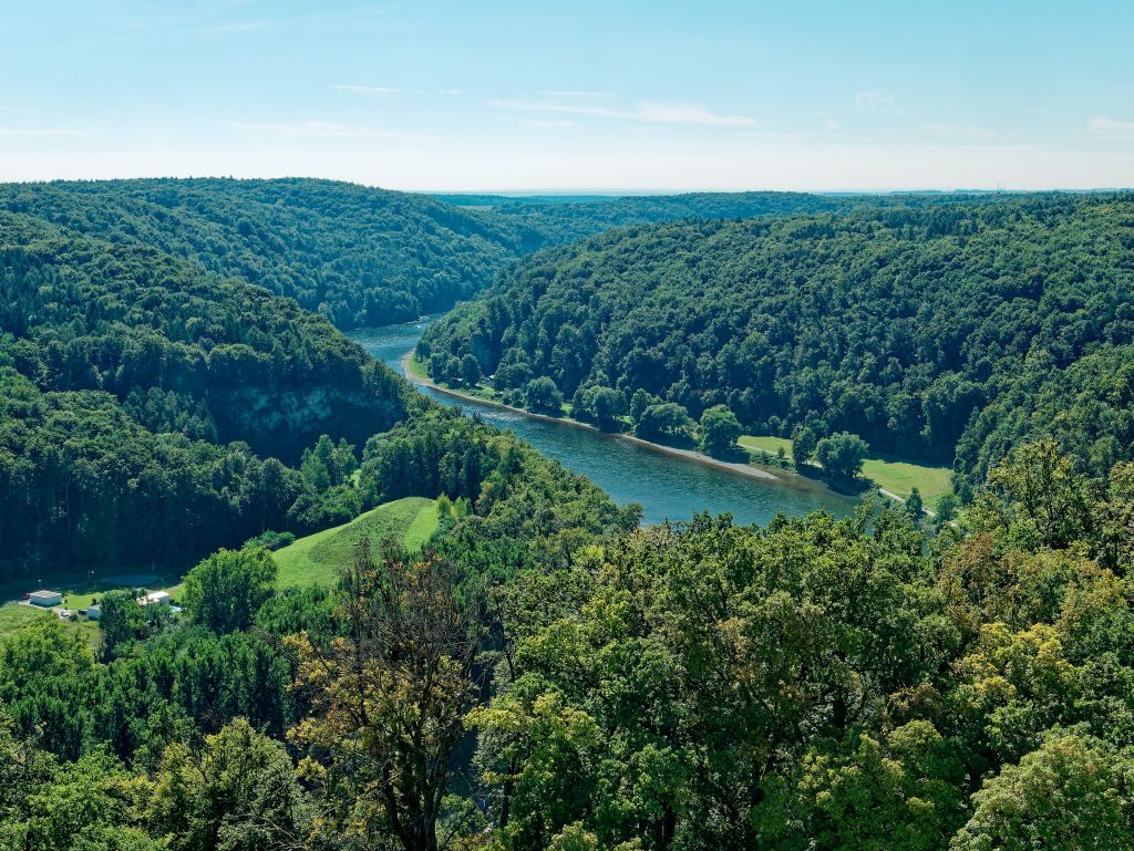 Donaudurchbruch, Kloster Weltenburg und Befreiungshalle